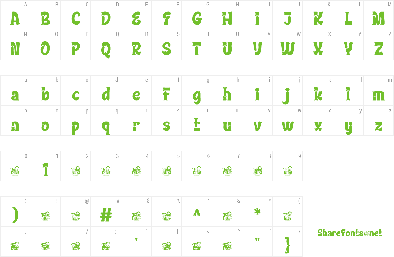 Font Klatcir preview